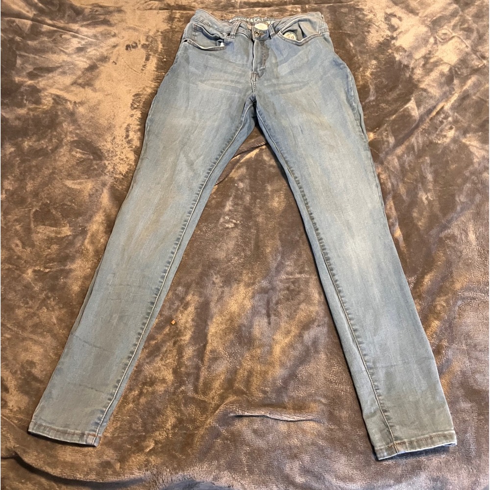 Roebuck & Co Womens High Rise Jegging Light Wash Blue Skinny Denim Jeans Size 8
